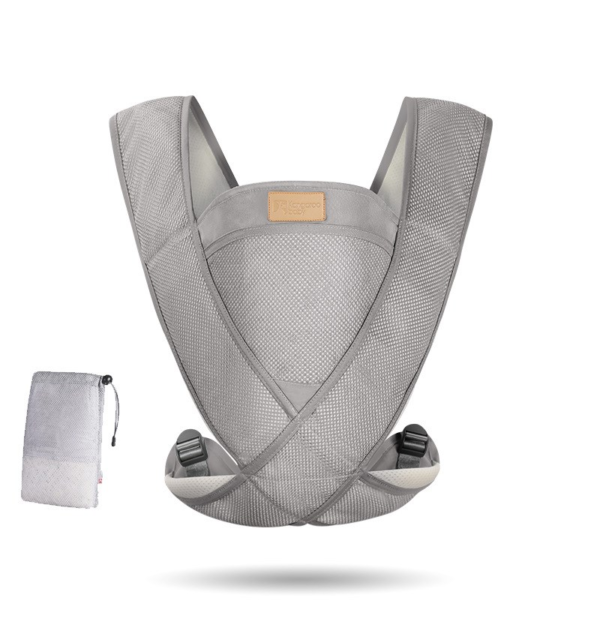 Baby Kangaroo Carrier for Newborns & Infants - Breathable Cotton Carrier with Soft Cushioned Support (1) Baby Kangaroo Carrier for Newborns & Infants - Breathable Cotton Carrier with Soft Cushioned Support