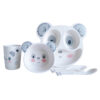 COFFRET VAISSELLE ECOLOGIQUE EN FIBRE DE BAMBOU