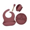 Ensemble de vaisselle en silicone pour les enfants