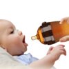 Le biberon conçue pour simuler le sein réel de maman.