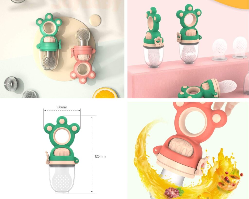 BABY PACIFIER FRUIT FEEDER PASTEL