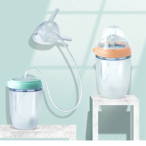 BIBERON BEBE AUTONOME MAINS-LIBRES ANTI-COLIQUE