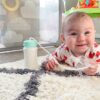 BIBERON AUTONOME MAINS-LIBRES ANTI-COLIQUE POUR BEBE