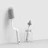 Baby Bottle Brush Set - 2-Piece Silicone 360° Rotating Bottle & Nipple Cleaning Brushes
