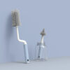 Baby Bottle Brush Set - 2-Piece Silicone 360° Rotating Bottle & Nipple Cleaning Brushes