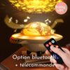 Veilleuse projection d'image avec bluetooth et télécommande