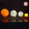 LAMPE VEILLEUSE LUNE FEERIQUE MOON NIGHT 3D
