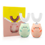 Brosse à dent électrique pour enfants ludique forme U