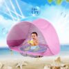 Baby Pop Up Beach Tent UV-protecting with pool