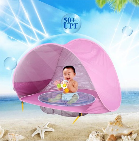 Tente de plage bébé Anti UV avec Piscine intégrée | SunBabyFun