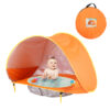Baby Pop Up Beach Tent UV-protecting with pool