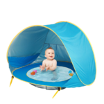 Baby Pop Up Beach Tent UV-protecting with pool