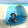 Baby Pop Up Beach Tent UV-protecting with pool