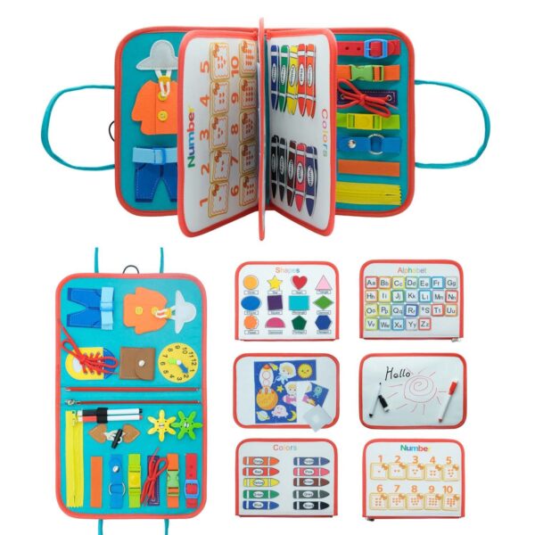 Quiet Book - Livre éducatif d'activités pour bébé et enfants