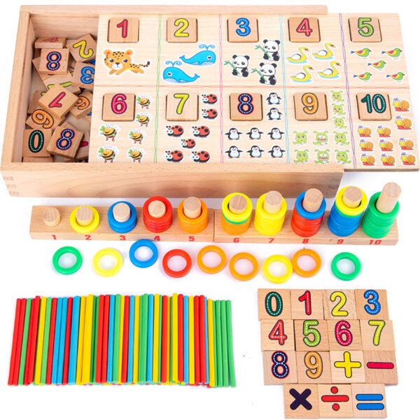 STEM Wooden Learning Box Educational Toys - Math