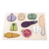 Wooden Vegetables Cutting Board Educational Toy montessori