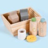 STEM Montessori Wooden Play House The Drink Basket Toy Set