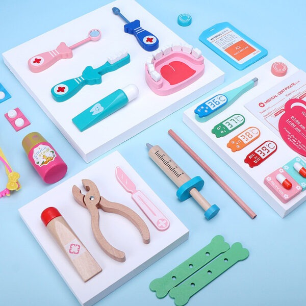 Jouet Kit du Docteur en bois Montessori
