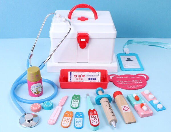 Jouet Kit du Docteur en bois Montessori