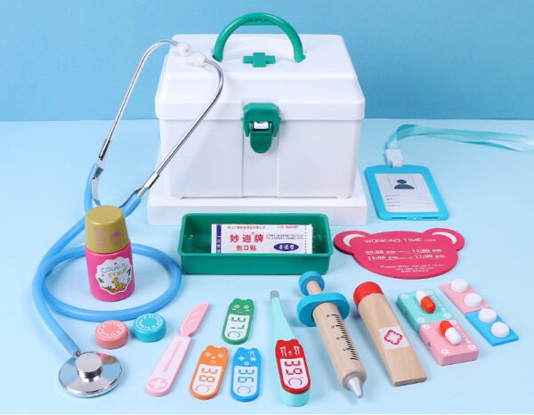 Jouet Kit du Docteur en bois Montessori