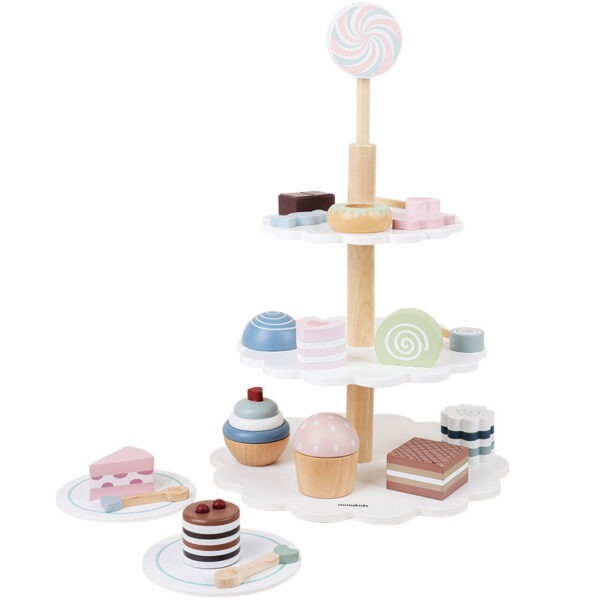 Montessori Wooden Cake Tower Educational Toy