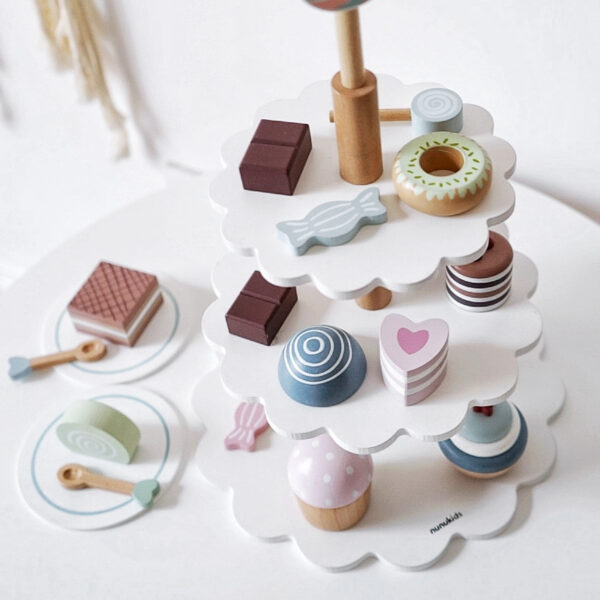Montessori Wooden Cake Tower Educational Toy
