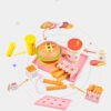 Montessori Wooden Fast Food Combo Toy Set