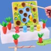 Jeu de Pêche Magnétique en Bois