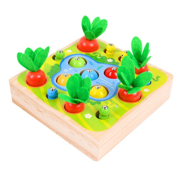 Jeu de Pêche Magnétique en Bois