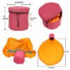 Foldable Toy Storage and Clean Up Basket with Play Mat