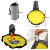 Foldable Toy Storage and Clean Up Basket with Play Mat