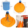 Foldable Toy Storage and Clean Up Basket with Play Mat