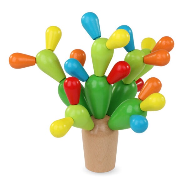 Jouet Educatif Cactus équilibre à Construire Montessori