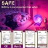 Lampe Veilleuse Pleine Lune Galaxie 16 Couleurs Chambre Bébé
