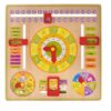 Wooden Learning Board Clock - Time - Weather