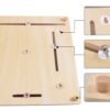 Wooden Learning Board Clock - Time - Weather