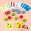 Face Change Rubik's Cube Wooden Educational Toys