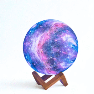 Lampe Veilleuse Pleine Lune Galaxie 16 Couleurs Chambre Bébé