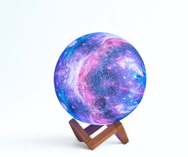 Lampe Veilleuse Pleine Lune Galaxie 16 Couleurs Chambre Bébé