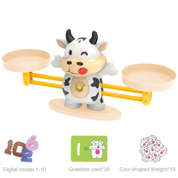 La Balance Cow Jouet Pédagogique pour les Mathématiques