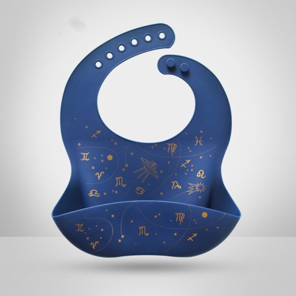 Waterproof Silicone Baby Bib Constellation