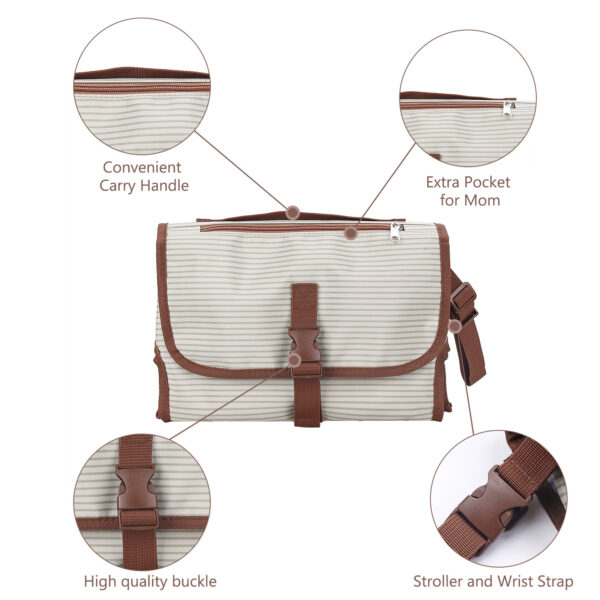 Baby Diaper Changing Pad Mommy Hand Bag