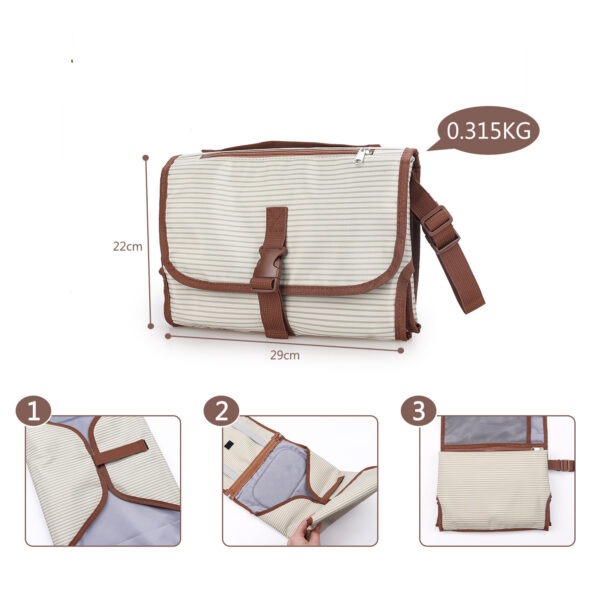Baby Diaper Changing Pad Mommy Hand Bag