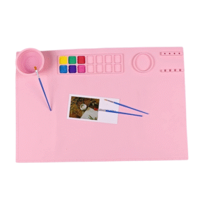 Baby Silicone Painting Mat with Cup