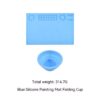Baby Silicone Painting Mat with Cup