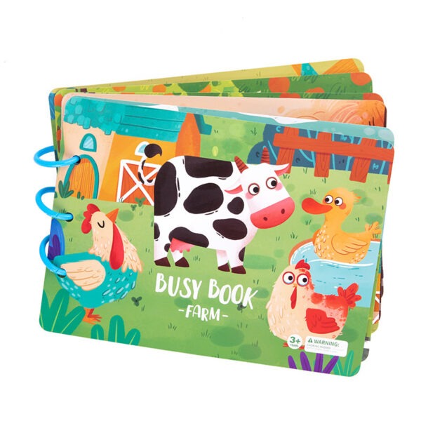 Busy Book Cahier d'Activité Educatif pour Enfant