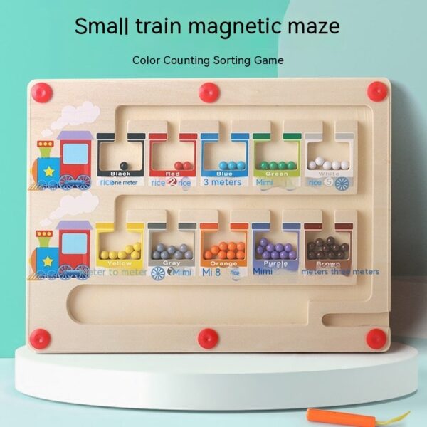 Educational Toy Magnetic Color Sorting Maze Board