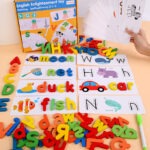 3-in-1 Alphabet Learning Toy – ABC Tracing, Letter Matching & Early Reading for Kids