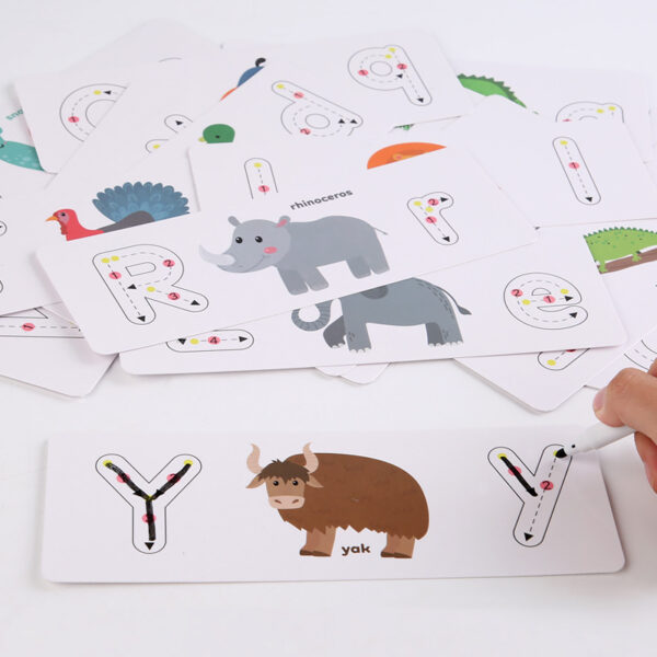 3-in-1 Alphabet Learning Toy – ABC Tracing, Letter Matching & Early Reading for Kids