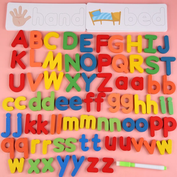 3-in-1 Alphabet Learning Toy – ABC Tracing, Letter Matching & Early Reading for Kids